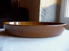 画像5: フランスアンティーク オーバル型のグラタン皿 飴色 （日本国内発送品） (5)