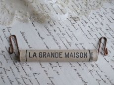 画像4: フランスアンティーク  ショッピングバッグ ハンドル LA GRANDE MAISON　(在庫8→7) (4)