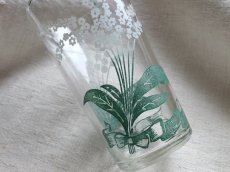 画像15: フランスアンティーク すずらんと小花のグラス　 (15)