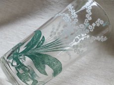 画像17: フランスアンティーク すずらんと小花のグラス　 (17)