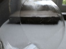 画像6: アンティーク ゆらゆらガラスのクロシェ プレート付き (6)