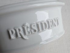 画像15: フランス ヴィンテージ '' PRESIDENT '' バターケース (15)