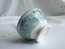 画像4: マーストリヒト カフェオレボウル '' LAITIERE '' グリーン (4)