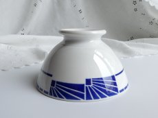 画像10: サルグミンヌ カフェオレボウル アールデコ ブルー (10)