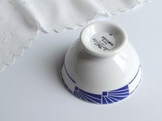 画像15: サルグミンヌ カフェオレボウル アールデコ ブルー (15)