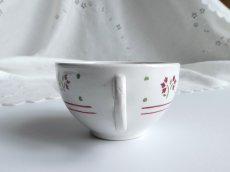 画像5: リュネヴィル カップ＆ソーサー 小花のステンシル A (5)