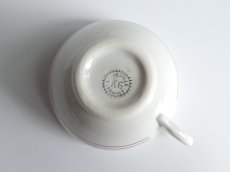 画像9: リュネヴィル カップ＆ソーサー 小花のステンシル A (9)