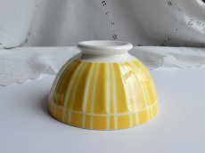 画像9: ディゴワン カフェオレボウル しましま イエロー A (9)