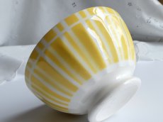 画像3: ディゴワン カフェオレボウル しましま イエロー B (3)