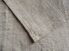 画像6: フランス製 アンティークリネン 手織りのシャンブル トーション YM (6)