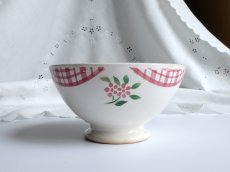 画像1: ディゴワン & サルグミンヌ カフェオレボウル '' NIGER '' 小花とチェック (1)