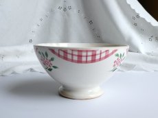 画像3: ディゴワン & サルグミンヌ カフェオレボウル '' NIGER '' 小花とチェック (3)