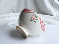 画像17: ディゴワン & サルグミンヌ カフェオレボウル '' NIGER '' 小花とチェック (17)
