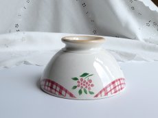 画像15: ディゴワン & サルグミンヌ カフェオレボウル '' NIGER '' 小花とチェック (15)