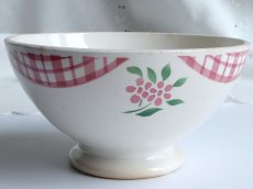 画像11: ディゴワン & サルグミンヌ カフェオレボウル '' NIGER '' 小花とチェック (11)