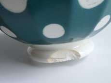 画像9: ディゴワン & サルグミンヌ  カフェオレボウル 水玉 グリーン (9)