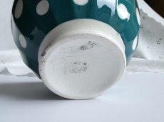 画像7: ディゴワン & サルグミンヌ  カフェオレボウル 水玉 グリーン (7)