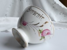 画像5: サンタマン カフェオレボウル ローズ柄 SOUVENIR (5)