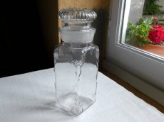 画像1: フランス アンティーク ガラスのボンボニエール A (1)