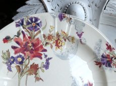 画像1: サルグミンヌ プレート '' LAVALLIERE '' 花とレース A (1)