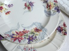 画像14: サルグミンヌ プレート '' LAVALLIERE '' 花とレース B (14)