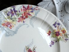 画像16: サルグミンヌ プレート '' LAVALLIERE '' 花とレース B (16)