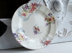 画像1: サルグミンヌ プレート '' LAVALLIERE '' 花とレース B (1)
