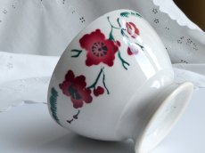 画像16: バドンヴィレー カフェオレボウル 若草と赤いお花 (16)