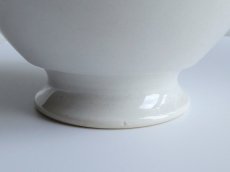 画像8: バドンヴィレー カフェオレボウル 若草と赤いお花 (8)