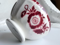 画像16: フランス アンティーク カフェオレボウル アネモネ (16)