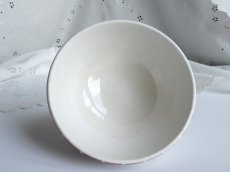 画像7: フランス アンティーク カフェオレボウル アネモネ (7)