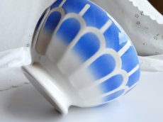 画像13: カフェオレボウル うろこ柄 ブルー B (13)
