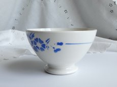 画像3: ムーランデルー カフェオレボウル フルールブルー (3)