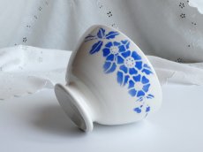 画像6: ムーランデルー カフェオレボウル フルールブルー (6)