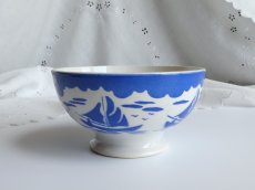 画像13: バドンヴィレー カフェオレボウル ヨット柄 (13)