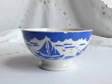 画像4: バドンヴィレー カフェオレボウル ヨット柄 (4)