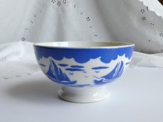 画像5: バドンヴィレー カフェオレボウル ヨット柄 (5)