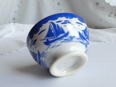 画像14: バドンヴィレー カフェオレボウル ヨット柄 (14)