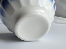 画像7: カフェオレボウル うろこ柄 ブルー プチ (7)