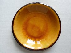 画像6: デュルフィ 黄釉の深皿  B (6)
