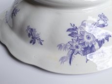 画像12: サルグミンヌ サービスプレート 持ち手付き '' FLORE ''  モーヴ   (12)