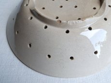 画像8: フランス アンティーク 古色の水切り皿  (8)