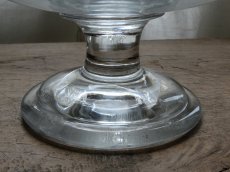 画像10: フランス アンティーク 吹きガラスのコンポティエ A (10)
