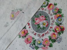 画像8: フランス ヴィンテージ ファブリック PAUL DUMAS お花のメダイヨン (8)