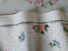 画像7: フランス ヴィンテージ ファブリック PAUL DUMAS お花のメダイヨン (7)