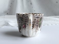 画像3: フランス アンティーク 芍薬とローズのカップ (3)
