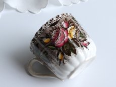 画像14: フランス アンティーク 芍薬とローズのカップ (14)