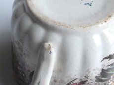 画像10: フランス アンティーク 芍薬とローズのカップ (10)