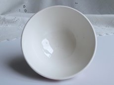 画像4: ディゴワン & サルグミンヌ カフェオレボウル ダミエ柄 ワインレッド (4)