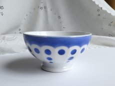 画像15: サンタマン カフェオレボウル 水玉スカラップ  (15)